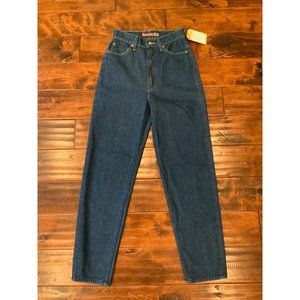 Snacks by Mother "The High Waisted Twizzy Ankle" Blue Denim Jeans, Size 24